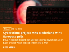 Cybercrime-project MKB-Nederland wint Europese prijs